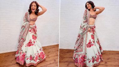 Ananya Panday Looks Charismatic in Hot Floral Lehenga and Steals the Show With Her Chic Fashion That’s Absolutely Stunning!